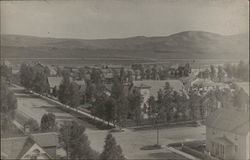 Residential Valley with Mountainous Background Evanston, WY Postcard Postcard Postcard