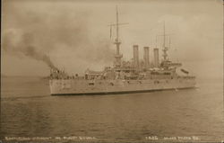 Battleship "Vermont" in Puget Sound Battleship "Vermont" in Puget Sound