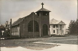 Street View of Catholic Church Medford, OR Postcard Postcard Postcard