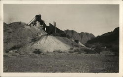 Excavation Site with Large Equipment Near Hills Yuma, AZ Postcard Postcard Postcard