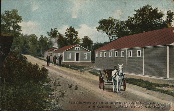 Police Barracks Brown's Station New York