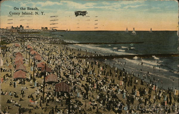 On The Beach Coney Island New York
