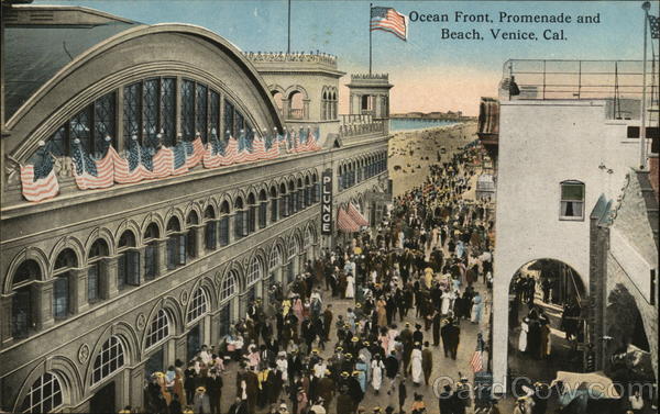 Ocean Front, Promenade and Beach Venice California