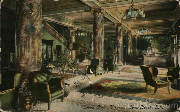 Lobby, Hotel Virginia Long Beach California