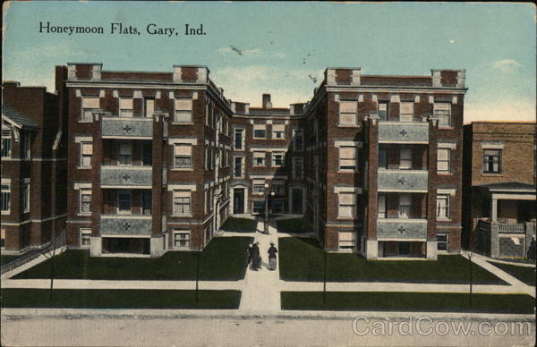 Street View of Honeymoon Flats Gary Indiana