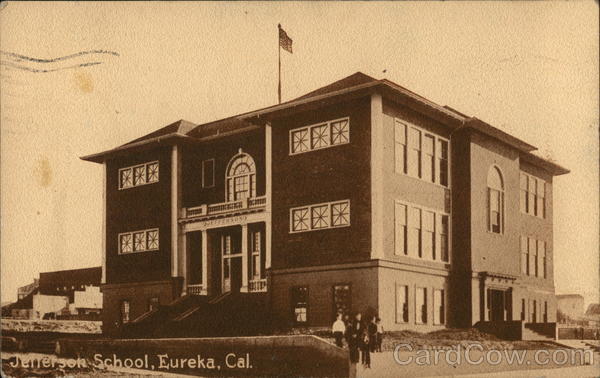 Street View of Jefferson School Eureka California