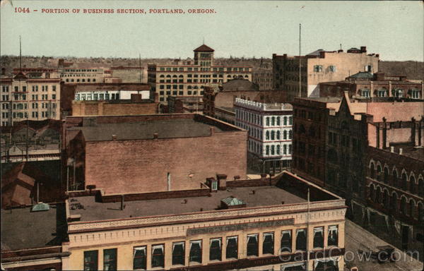 Portion of the Business Section Portland Oregon
