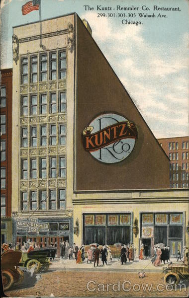 The Kuntz-Remmler Co. Restuarant Chicago Illinois