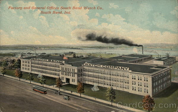Factory and General Offices, South Bend Watch Co. Indiana