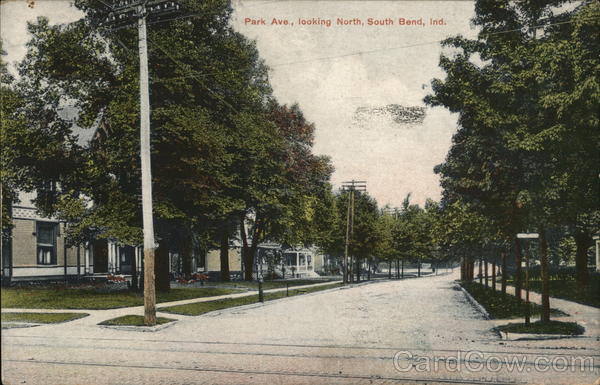 Park Ave. Looking North South Bend Indiana
