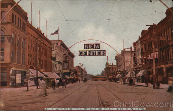 Michigan Street, Looking South South Bend Indiana