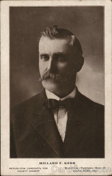 Millard F. Kerr, Republican Candidate for County Sherriff, South Bend