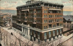 Bird's Eye View of YMCA Building Scranton, PA Postcard Postcard Postcard