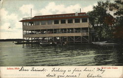 Wolf Lake Casino Jackson, MI Postcard Postcard Postcard