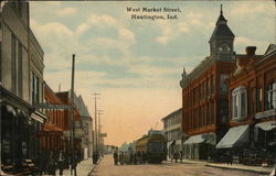 West Market Street Huntington, IN Postcard Postcard Postcard