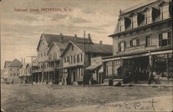 Railroad Street Postcard