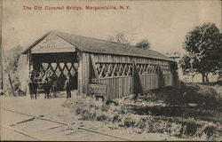 The Old Covered Bridge Postcard