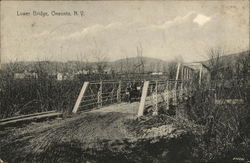 Lower Bridge Oneonta, NY Postcard Postcard Postcard
