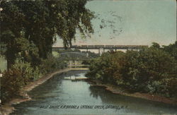 West Shore R.R. Bridge & Catskill Creek Postcard