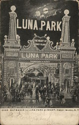 Luna Park Postcard