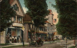 Main Street Fleischmanns, NY Postcard Postcard Postcard
