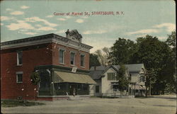Corner of Market St. Staatsburg, NY Postcard Postcard Postcard
