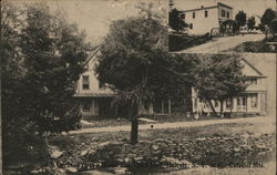 Orchard Grove House and Town Hall Postcard
