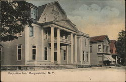 Street View of Pocantico Inn Postcard