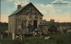 Southern Negro Cabin Black Americana Postcard Postcard Postcard