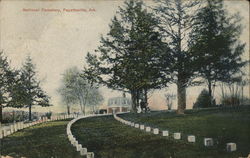 National Cemetery Fayetteville, AR Postcard Postcard Postcard