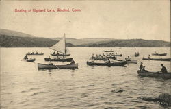 Boating on Highland Lake Boating on Highland Lake