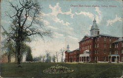 Oregon State Insane Asylum Postcard