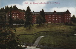 St Vincent's Hospital Portland, OR Postcard Postcard Postcard