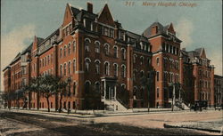 Mercy Hospital Chicago, IL Postcard Postcard Postcard