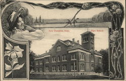 High School New Hampton, IA Postcard Postcard Postcard