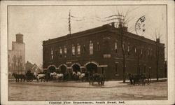 Central Fire Department South Bend, IN Postcard Postcard Postcard
