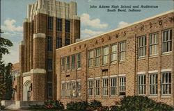 John Adams High School and Auditorium Postcard