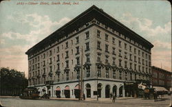 Street View of the Oliver Hotel Postcard