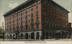 Oliver Hotel South Bend, IN Postcard Postcard Postcard