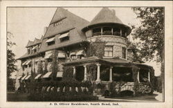 J. D. Oliver Residence Postcard