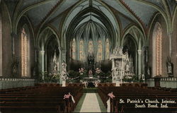 St. Patrick's Church, Interior Postcard