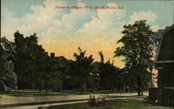 Scene in Chapin Park Postcard