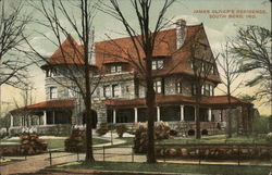 James Oliver's Residence Postcard