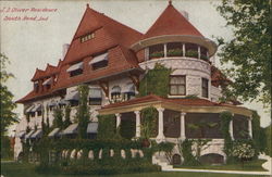 JD Oliver Residence Postcard