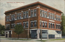 Masonic Temple South Bend, IN Postcard Postcard 