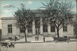 Street View of Post Office Postcard