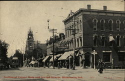 Northwest Corner, Main and Second Streets Mishawaka, IN Postcard Postcard Postcard