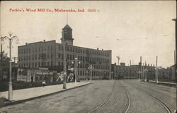 Perkin's Wind Mill Co. Mishawaka, IN Postcard Postcard Postcard