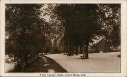 View Leeper Park South Bend, IN Postcard Postcard Postcard