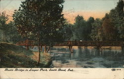 Rustic Bridge in Leeper Park Rustic Bridge in Leeper Park